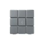 Colibri Heritage Cube Desk Lighter - Charcoal Color