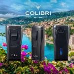 Colibri Monaco Triple Jet Flame Lighter – Metallic Black