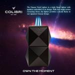 Colibri Quasar Black Triple Flame Table Lighter