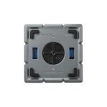 Colibri Heritage Cube Desk Lighter - Charcoal Color