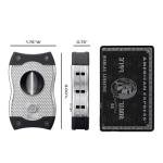 Colibri Premium SV-Cut Cigar Cutter - Chrome & Black