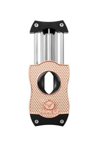Colibri Diamond V-Cut Cigar Cutter - Rose & Black