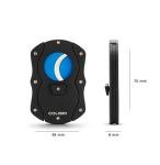 Colibri Double Guillotine Cigar Cutter in Black