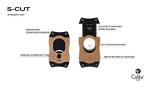 Colibri S-Cut Cigar Cutter with Leather Case