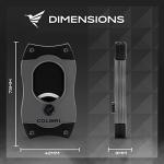 Colibri S-Cut Cigar Cutter - Ergonomic Design
