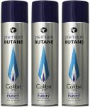 Colibri Premium Butane Lighter Fuel Canisters - 3 Pack