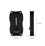 Colibri V-Cut Cigar Cutter - Stainless Steel Black