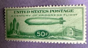 1933 U.S. 50¢ Graf Zeppelin Airmail Stamp