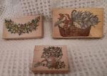 1999 Penny Black Iris Basket & Watering Can Stamps