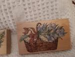 1999 Penny Black Iris Basket & Watering Can Stamps
