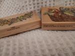 1999 Penny Black Iris Basket & Watering Can Stamps