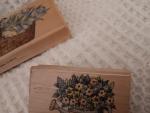 1999 Penny Black Iris Basket & Watering Can Stamps