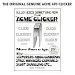 ACME Brass Dog Training Clicker - WWII D-Day Collectible