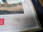 Framed Penny Black Changing Horses Stamp Set