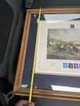 Framed Penny Black Changing Horses Stamp Set