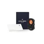 Colibri Premium Stainless Steel Cigar Cutter - Black & Orange