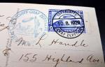 1929 Graf Zeppelin Flight Postcard Collectible