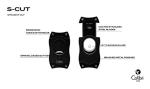 Colibri Premium S-Cut Cigar Cutter - Black