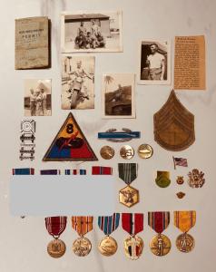 WW2 8th Armored & 710th Tank Battalion Collectibles