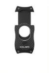 Colibri Premium S-Cut Cigar Cutter - Black Carbon Fiber