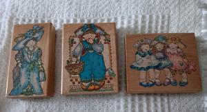 Penny Black Rubber Stamps Lot of 3