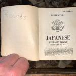 WW2 Japanese Phrase Book - Collector's Memorabilia