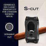 Colibri S-Cut Carbon Fibre Cigar Cutter