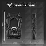 Colibri S-Cut Carbon Fibre Cigar Cutter