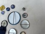 Vintage Political Memorabilia and WWII Victory Button Set