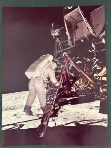 Buzz Aldrin Apollo 11 Lunar Module Steps Photo