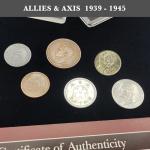 WW2 World Currency: 6 Historic Coins Set