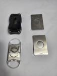 Set of Four Cigar Cutters: 1 Colibri, 3 Others