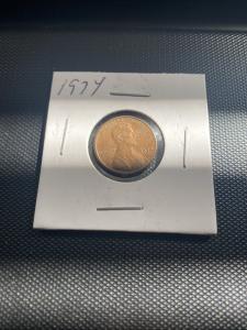 1974 Lincoln Penny Wide AM No Mint Mark