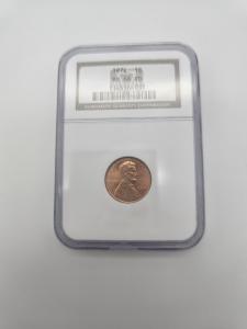 1974 No Mint Mark Lincoln Memorial Penny NGC MS66