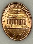 1974 No Mint Mark Red Lincoln Memorial Cent