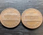 1974 Off-Center Lincoln Memorial Error Penny Lot
