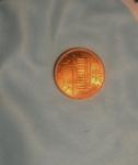 1974 D Mint Mark Lincoln Memorial Penny