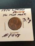 1974 Lincoln Penny No Mint Mark - Rare Coin