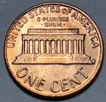 1974 BU Penny Error Die Crack Neck Reverse