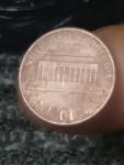 1974 Lincoln Memorial Penny Without Mint Mark