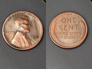 1943-S Lincoln Wheat Cent Penny - Rare Find