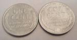 1943 Lincoln Steel Wheat Penny Set (2 Coins)