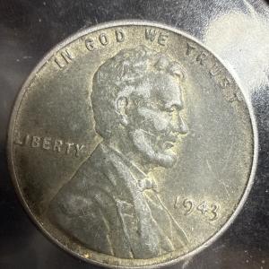 1943 No Mint Mark Steel Penny - American Treasure!