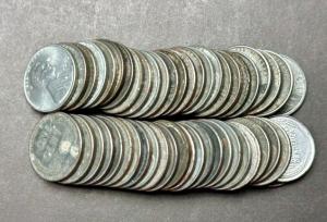 1943 Steel Lincoln Wheat Penny Roll – 50 Coins