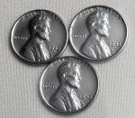 1943 P D S Lincoln Steel Wheat Cent Set