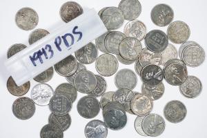 1943 Steel Lincoln Wheat Penny Roll of 50