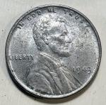 1943-P Steel Lincoln Wheat Cent - Lot #424