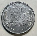 1943-P Steel Lincoln Wheat Cent - Lot #424