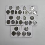 1943 Steel Wheat Lincoln Cent 3 Coin Set