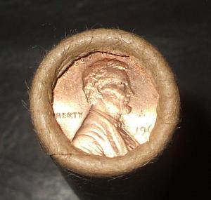 1969-S Uncirculated Lincoln Cent Roll - Doubled Die